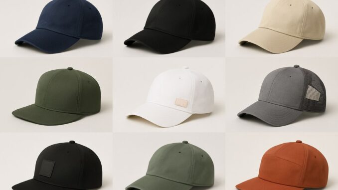 Quels sont les 9 modèles de casquette ?
