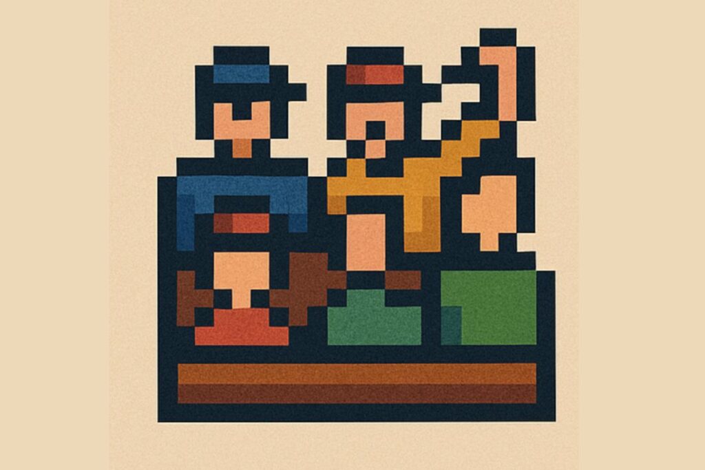 pixel art baseball equipe